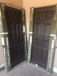 Woodgrain Fiberglass Entry Door