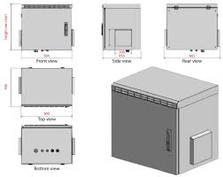 Outdoor 19 Ip55 16u 600x450 Mm Cabinet