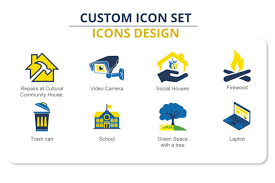 I Will Design Unique Custom Icons Set