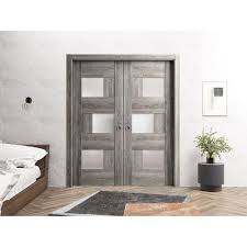 Sliding French Double Pocket Doors 36 X