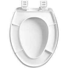 Bemis Greenleaf Elongated Recycled Plastic Closed Front Toilet Seat In White Never Loosens And Soft Close