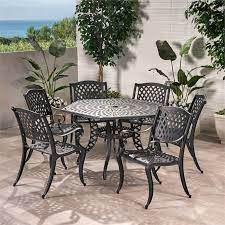 Cast Aluminum Patio Dining Set