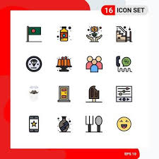 Universal Icon Symbols Group Of 16