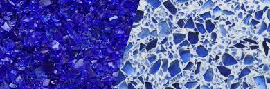 Cobalt Blue Glass Aggregates