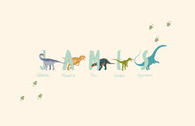 Personalized Name Dinosaur Wallpaper