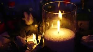 Bulk Candles In Glass Vase Sways