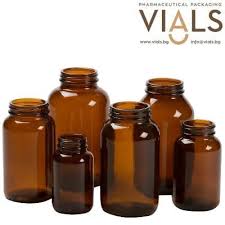 Amber Glass Pill Bottle 75ml With Dual