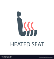 Heated Car Seat Icon Warmer Symbol