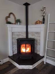 Pellet Stove Hearth Corner Wood Stove