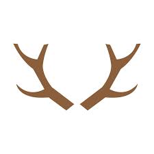 Vector Deer Antler Simple Luxury Logo