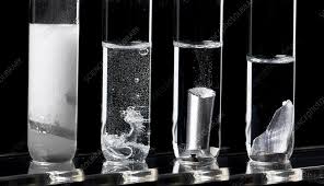 Pure Chemistry Reaction Of Metals