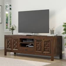 Real Solid Wood Custom Tv Stands Media