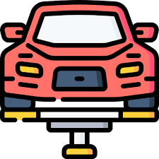Car Lift Special Lineal Color Icon
