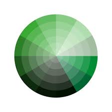 Green Circular Palette Gradient Circle
