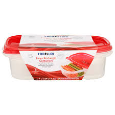 Food Lion Large Rectangle Containers