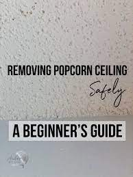 How To Get Rid Of Popcorn Ceiling A