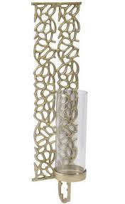 C Cage Large Gold Wall Sconce Gillies