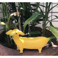 Cubilan Banana Dog Statue Creative
