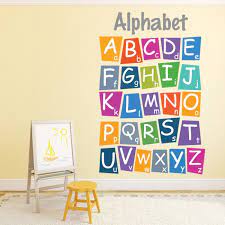 Alphabet Nursery Classroom School Wall