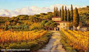 Bella Italia Tuscan Landscape Painting