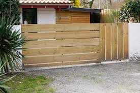 Wooden Plank Home Made Gate Design