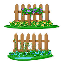 Hanging Pots Set Of Garden Fences