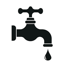 Water Faucet Sign Vector Design