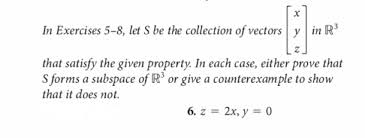 Answered X In Exercises 5 8 Let S Be