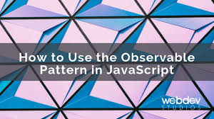 observable pattern in javascript