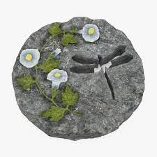 Decorative Garden Stepping Stone 3d