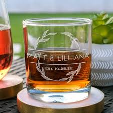 Personalized Whiskey Glass Relationship
