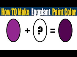 How To Make Eggplant Paint Color What