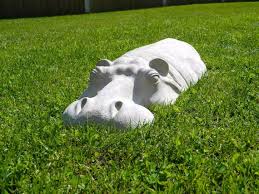 Large Hippopotamus Garden Sculpture