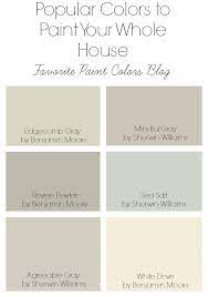 Favorite Paint Colors