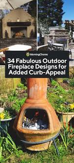34 Fabulous Outdoor Fireplace Designs