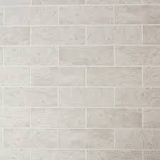 Natural Tile Cream Removable Wallpaper