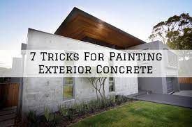 7 Tricks For Painting Exterior Concrete