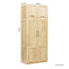 Mieres Oak Armoire Wardrobe 2 Doors