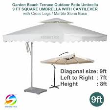 Cantilever Side Pole Umbrella Canopy