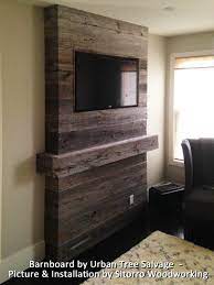 Reclaimed Barn Board Mantle And