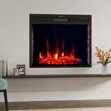 24 Inch Electric Led Fireplace Wall