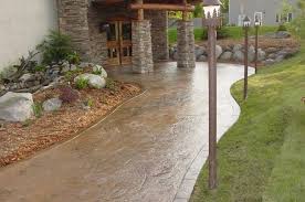 Stamped Colored Concrete Landscaping