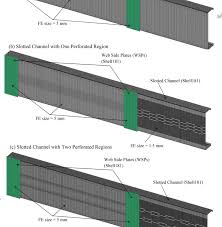 fe models of 2600 mm long beam with