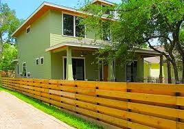 Horizontal Plank Fence Installation