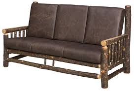 Big Sky Rustic Hickory Log Sofa From