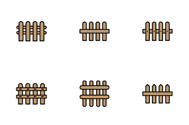 650 Fence Icon Packs Logos Symbols