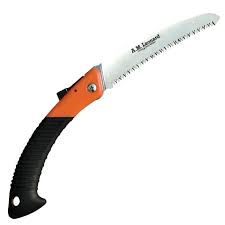 Am Leonard Tri Edge Folding Pruning Saw By A M 7in Curved Replaceable Small Blade Gardener S Edge