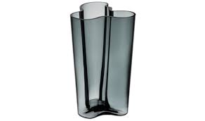 Iittala Aalto Vase 251mm Dark Grey By