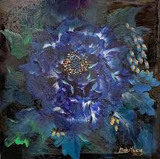 Blue Flowers Vancouver Fine Art