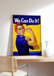 Vintage Poster We Can Do It American